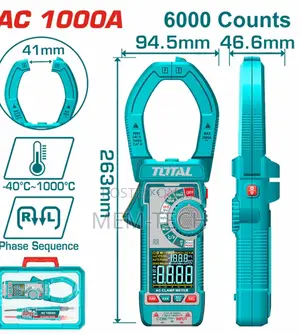 Total TMT Digital Ac Clamp Meter 6000 Counts