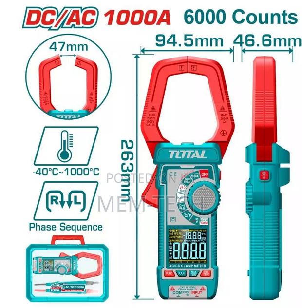 Total TMT Dc/Ac Clamp Meter 1000a - main view