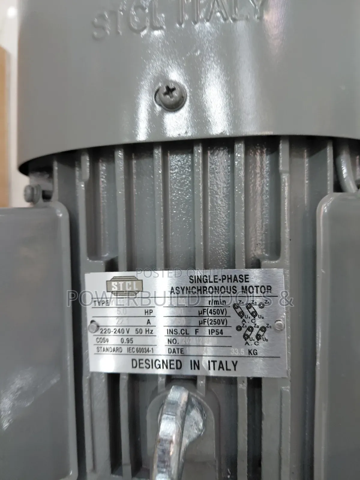 5hp Stcl Italy Single Phase Motor Comes With Pulley