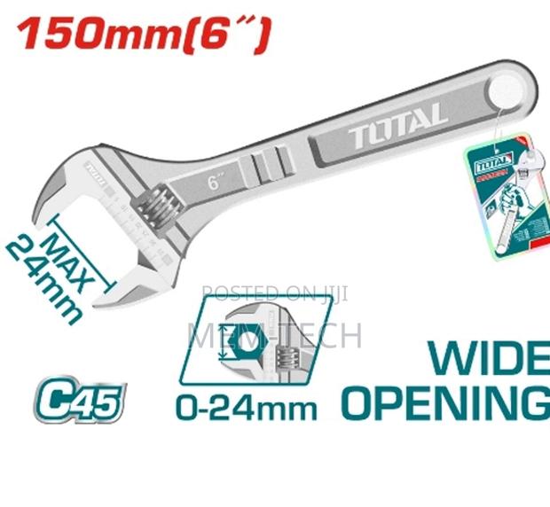 Total Tht101063 Adjustable Wrenchlength:150mm(6")