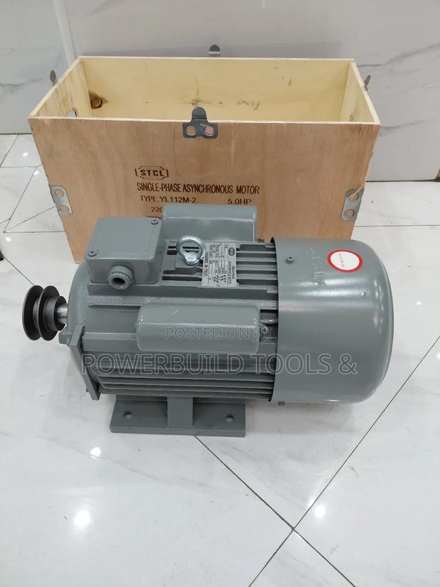 5hp Single Phase Asynchronous Motor With Pulley - thumbnail 4
