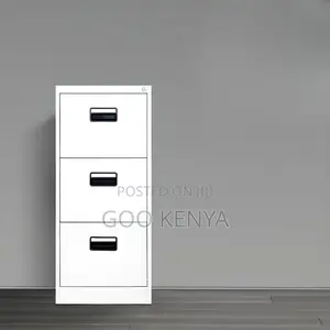 Office Cabinet ; 3-Drawer Steel File Cabinet