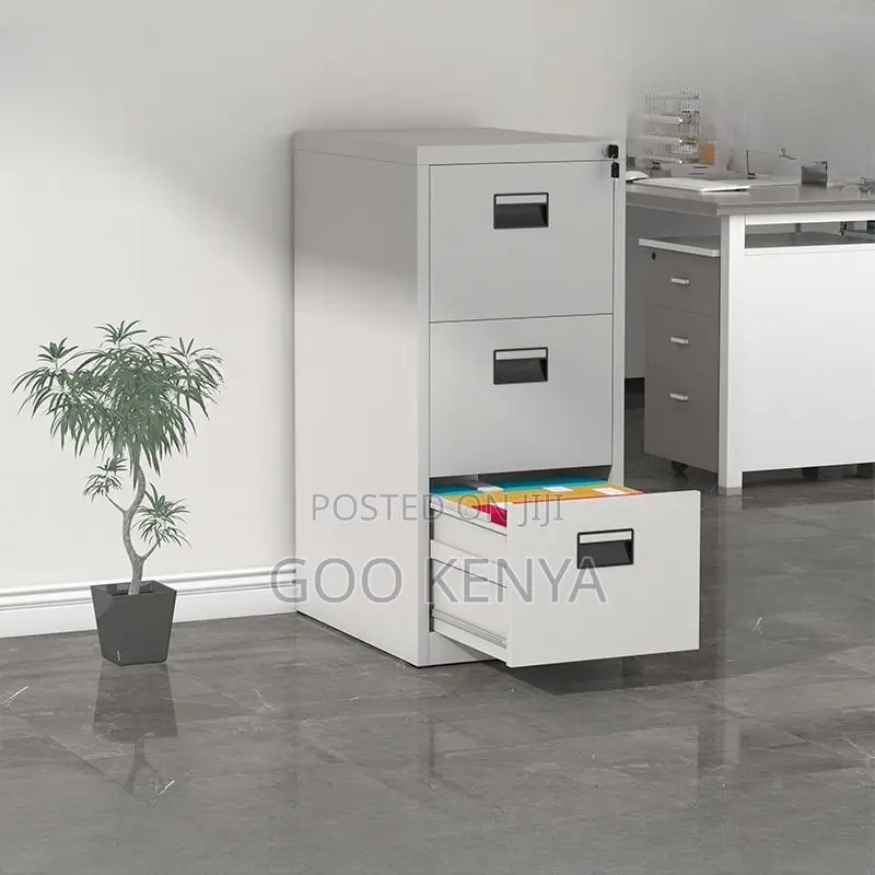 Office Cabinet ; 3-Drawer Steel File Cabinet