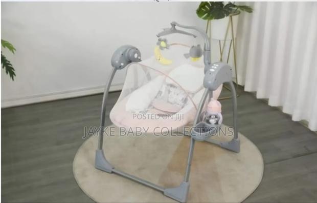 Electric Baby Cradle Swing With Remote Control - thumbnail 4