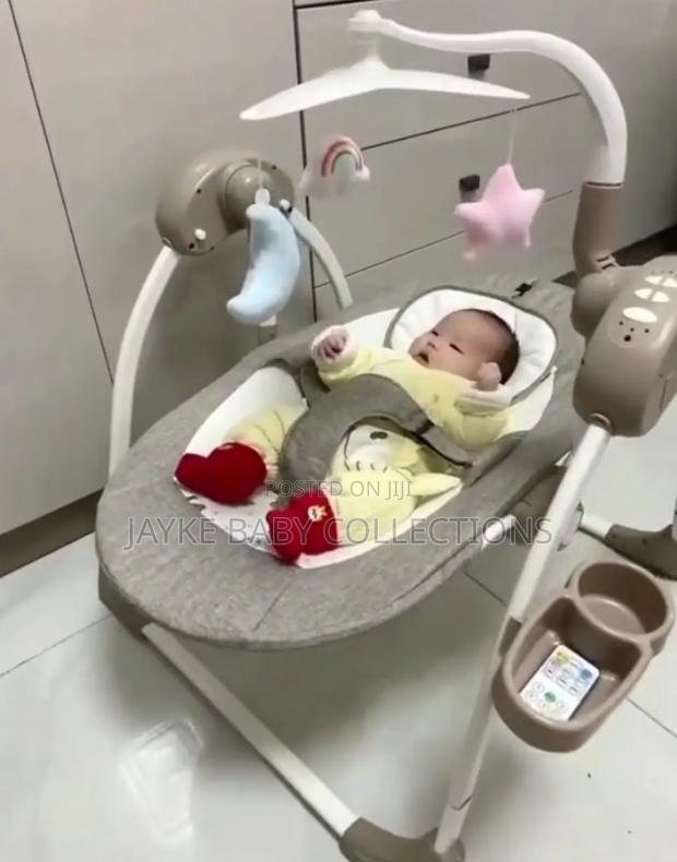 Electric Baby Cradle Swing With Remote Control - thumbnail 5