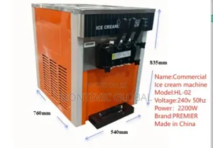 Commercial Ice Cream Machine 240v