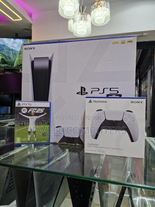 Sony Ps5 Standard Slim 1tb 2 Controller +Fc25 - thumbnail 3
