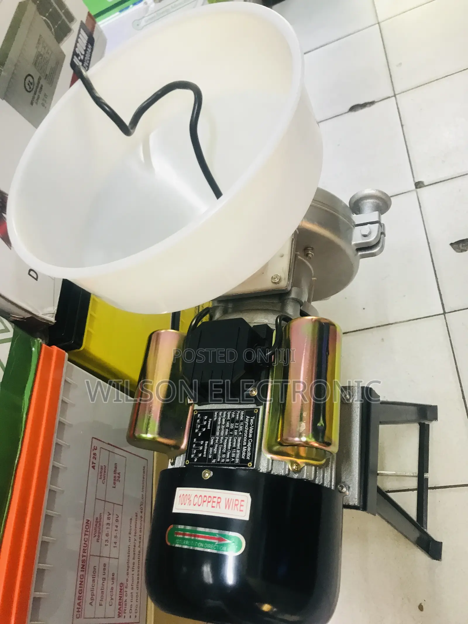 Commercial Peanut Butter Machine.