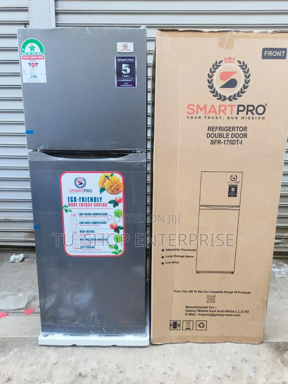 Refrigerator Smart Pro SFR-175-Dt-I Double Door , 138l