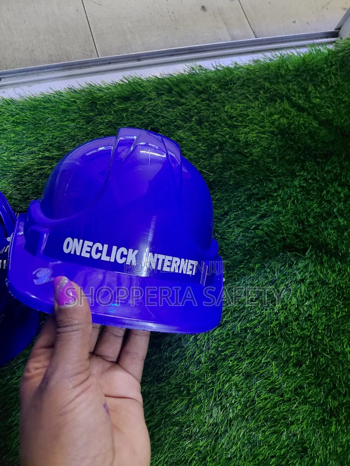 Blue Blue Adjustable Helmet