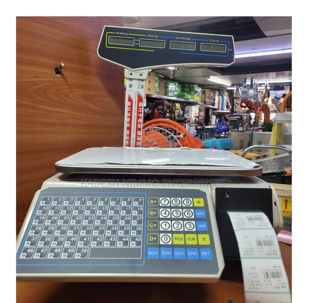 Acs Electronic Weighing Machine With Barcode & Receipt - main view