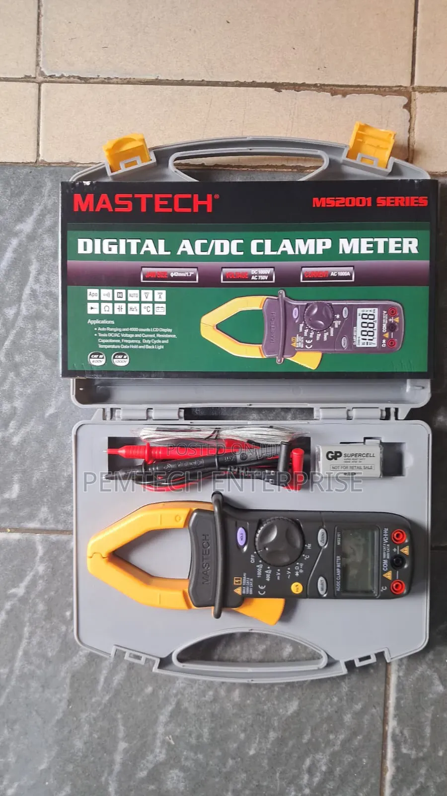 Mastech Digital Ac/Dc 1000v Clamp Meter