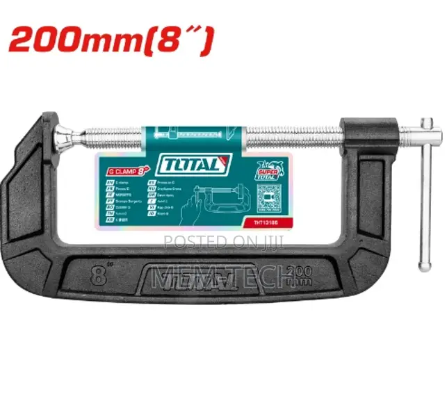 Total Tht13186 G Clamp Size:8”