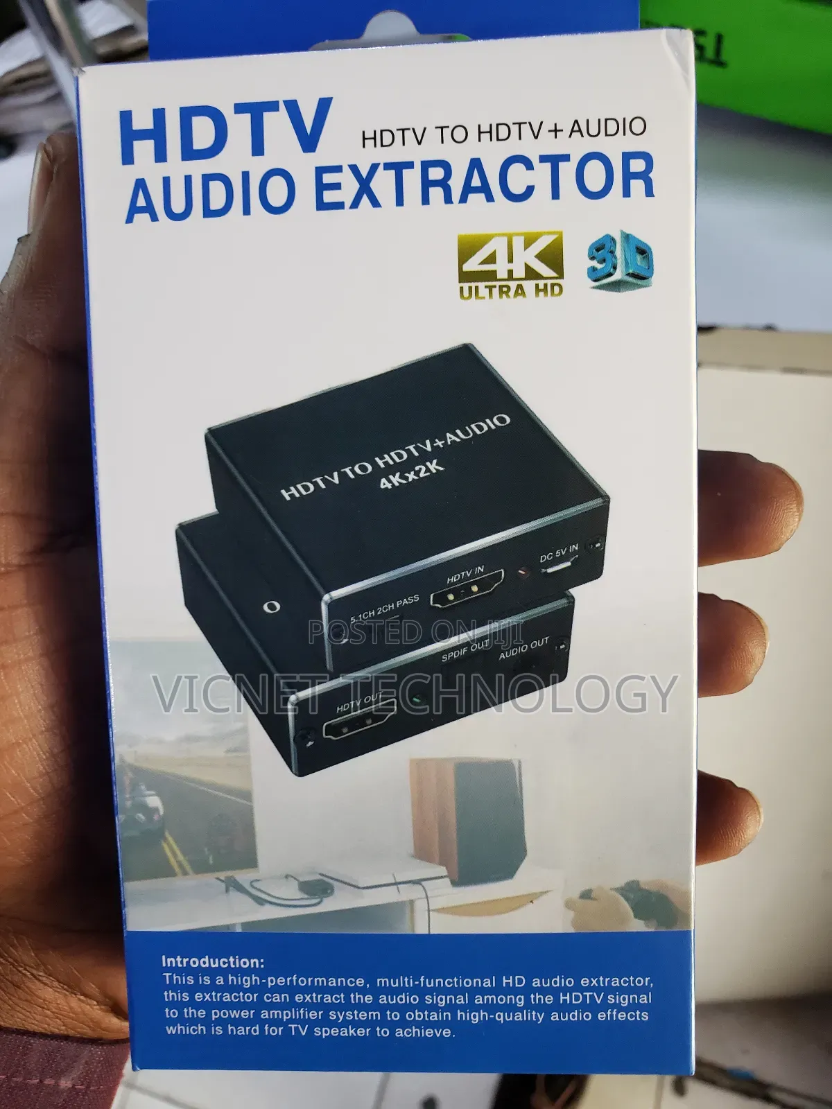 5.1channel Hdmi to Hdmi + Coaxial Audio Splitter