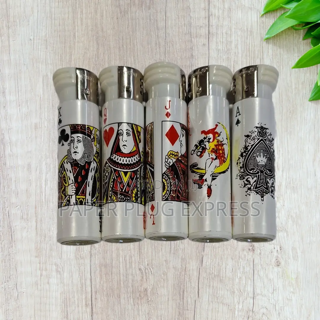 Lighter Royal Deck Cards Windproof Jet Flame Lighters