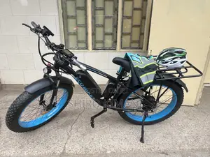 Safest Fast Tyre Electric Eco Bike With Helmet