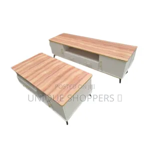 Brown Blend Matching Tv Cabinet/ Coffee Table:
