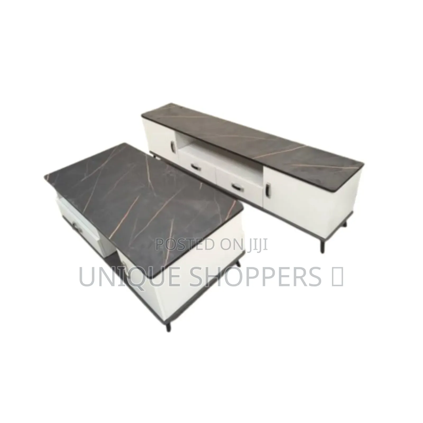 Glossy Black Matching Tv Cabinet/ Coffee Table: