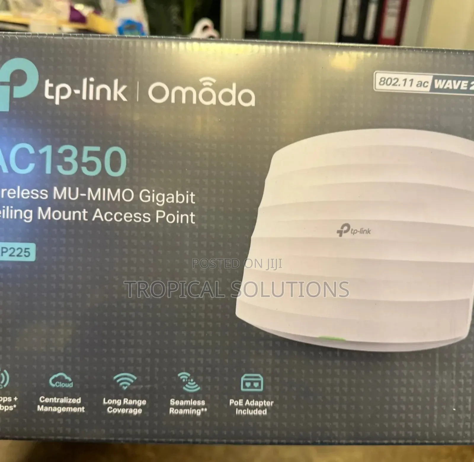 Tp-Link Ac1350 Tl-Eap 225 Wireless Gigabit Ceiling Mount