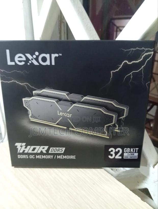 Lexar Thor Oc Desktop Ram Ddr5 32gb 6000 Kit (2x16gb) - thumbnail 2