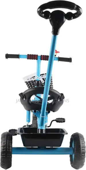 Children Tricycle With Push Handle – Foldable Adjustable