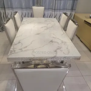 Royal Touch Pure Marble Top 6 Seater Dining