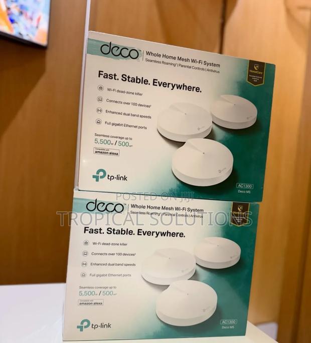 Tp-Link Deco M5 Ac1300 Wifi System Tl-Deco M5 3 Pack - thumbnail 2