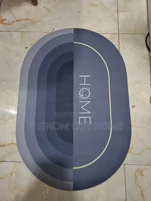 Small Oval Antislip Absorbent Bathroom Mat