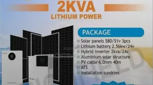2kva Solar Backup With Lithium Battery