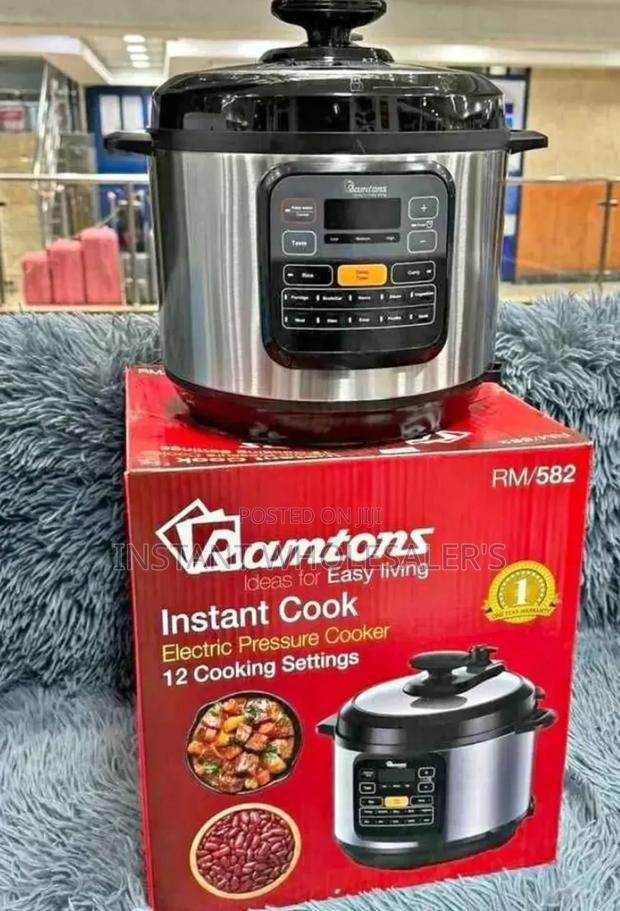 Ramtons Electric Pressure Cooker 6 Litres