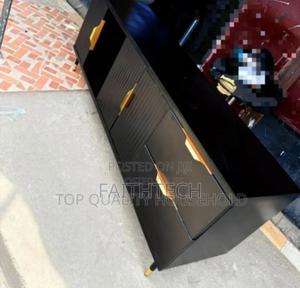 5fts All Black Tv Stand - thumbnail 2