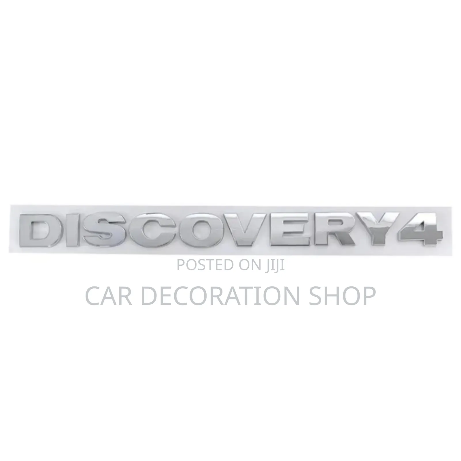 Chrome Discovery 4 Trunk Emblem