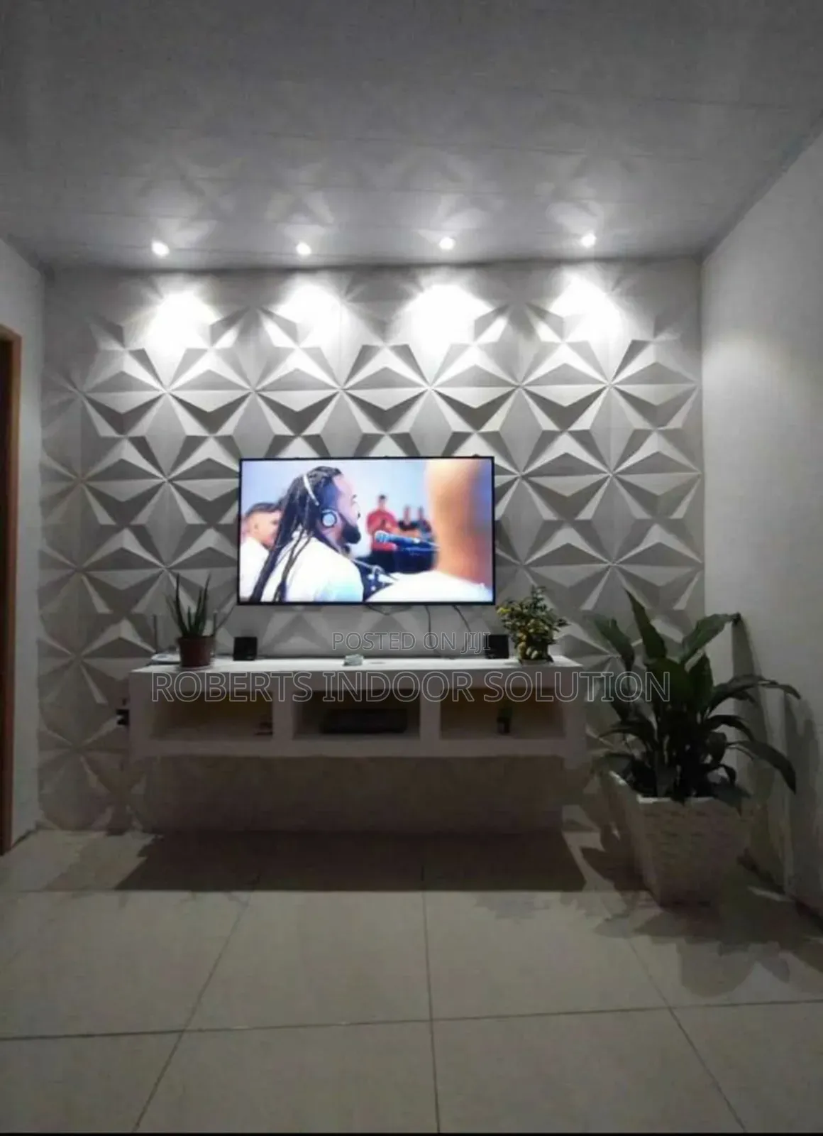 White 3d Wallpanels Decor