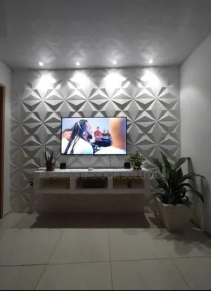 White 3d Wallpanels Decor