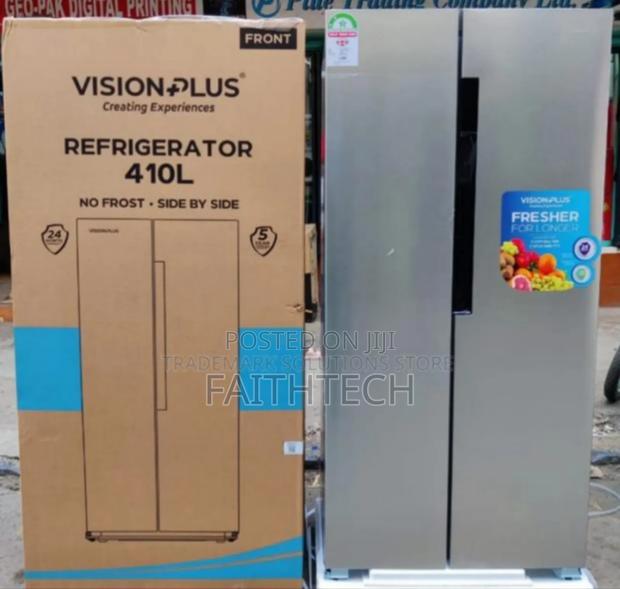 *Vision Plus Fridge Side by Side No Frost 410l
