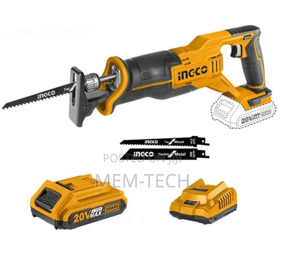 Ingco Crsli11521 Lithium-Ion Reciprocating Saw 20v