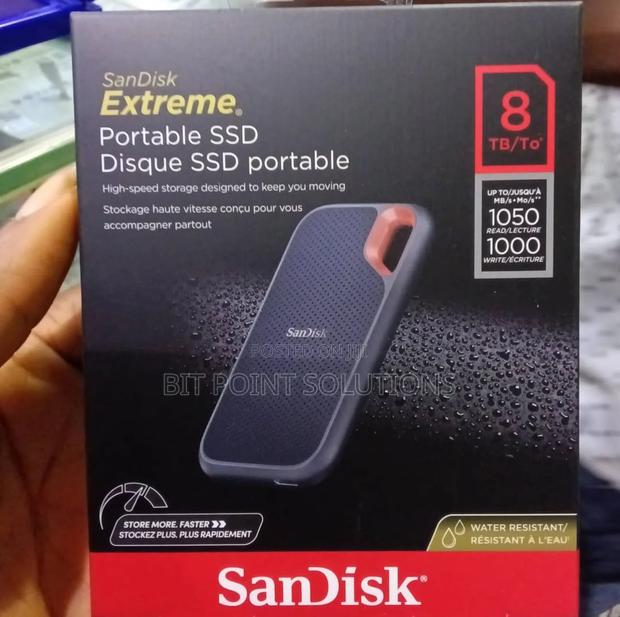 Sandisk 8tb Extreme Portable SSD E61 1050mbs Speed (8tb E61 - thumbnail 3