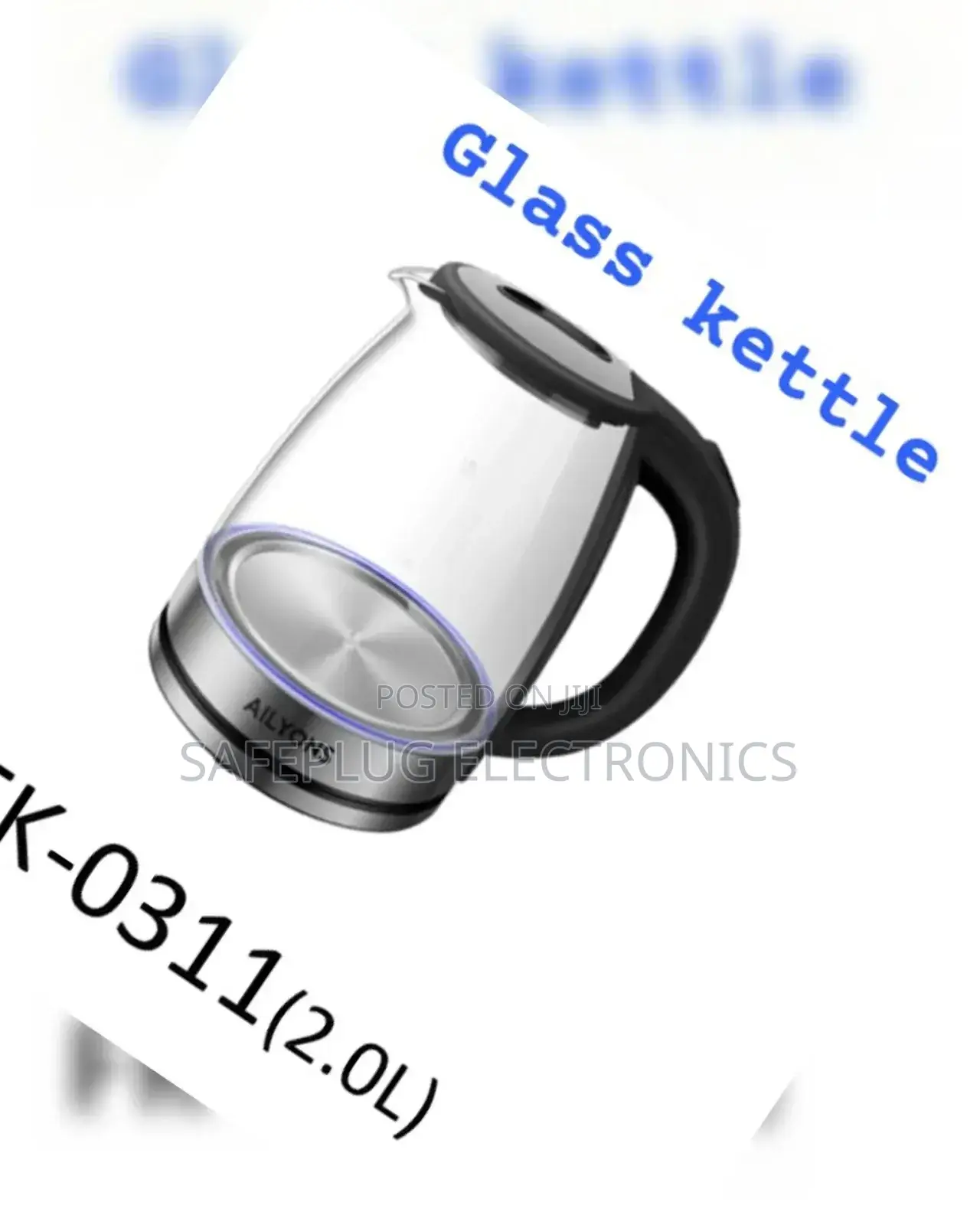 2.0 Litres Ailyons Glass Kettle