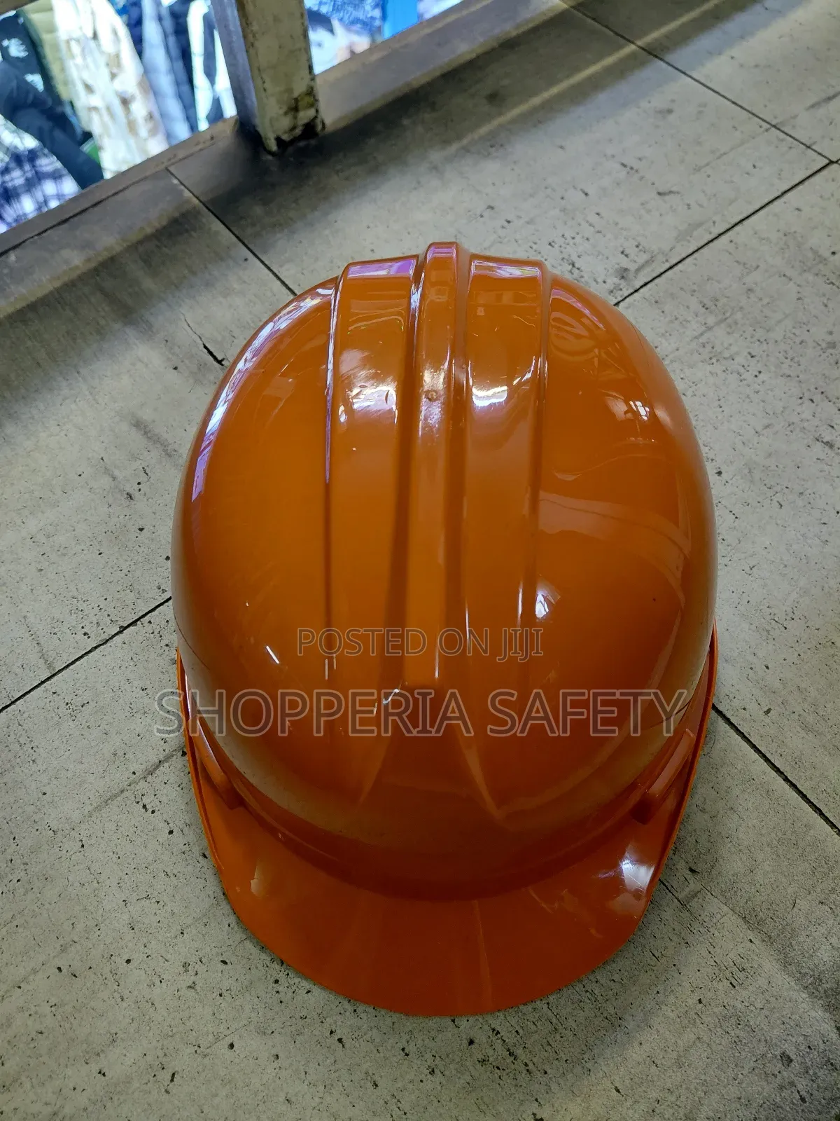 Orange Unique Construction Helmet