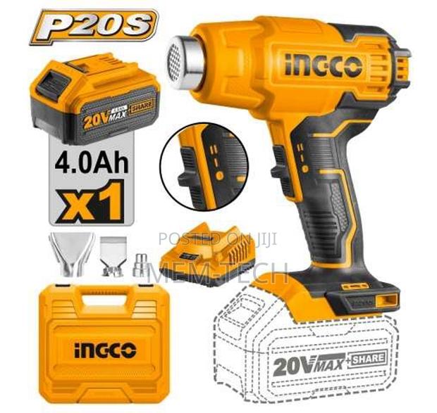 Ingco Hgli20025 Lithium-Ion Heat Gun 20v