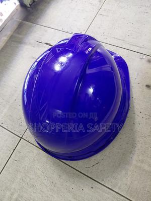 Royal Blue Helmet For Electricians, Plumbers, Technical Team - thumbnail 2
