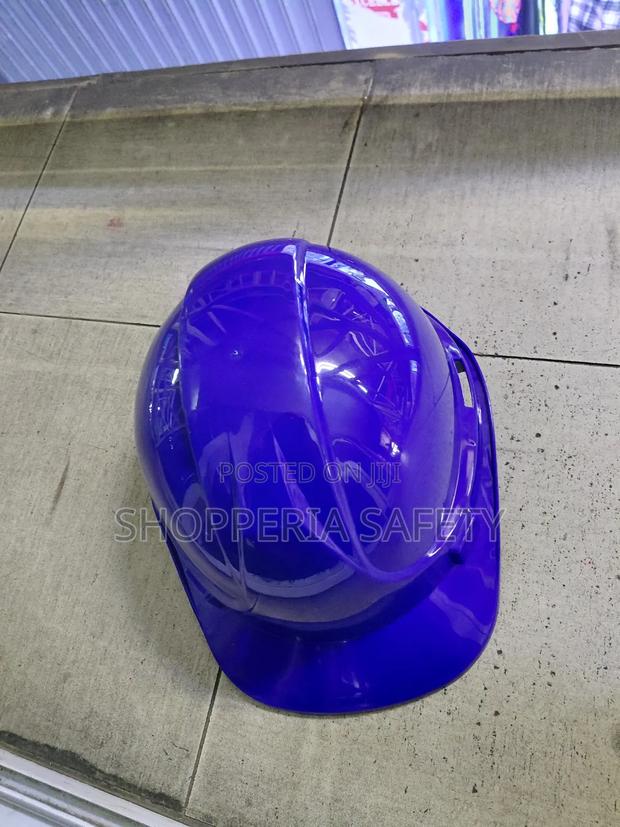 Royal Blue Helmet For Electricians, Plumbers, Technical Team - thumbnail 3
