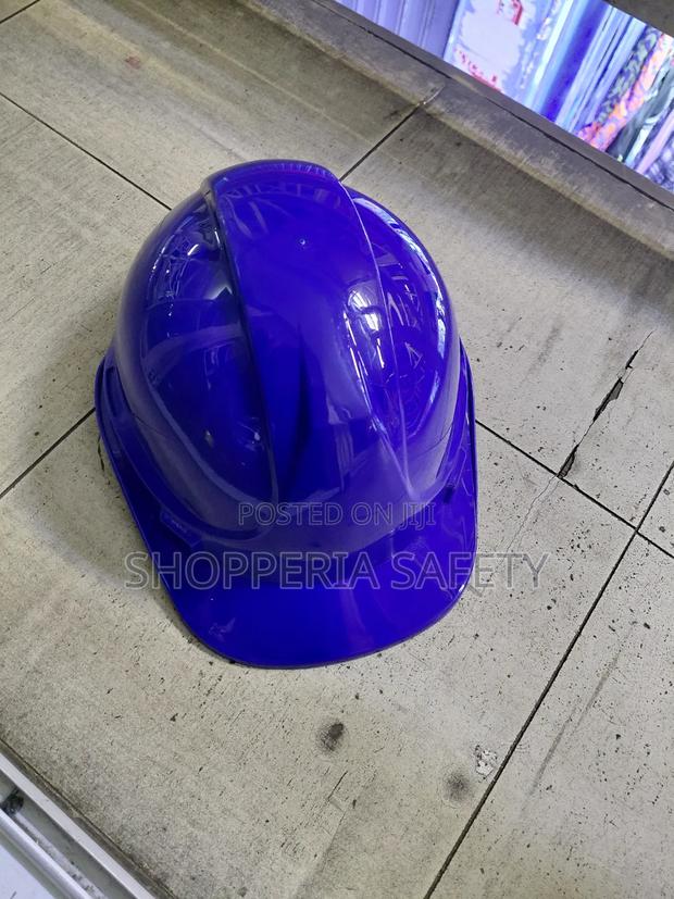 Royal Blue Helmet For Electricians, Plumbers, Technical Team - thumbnail 4