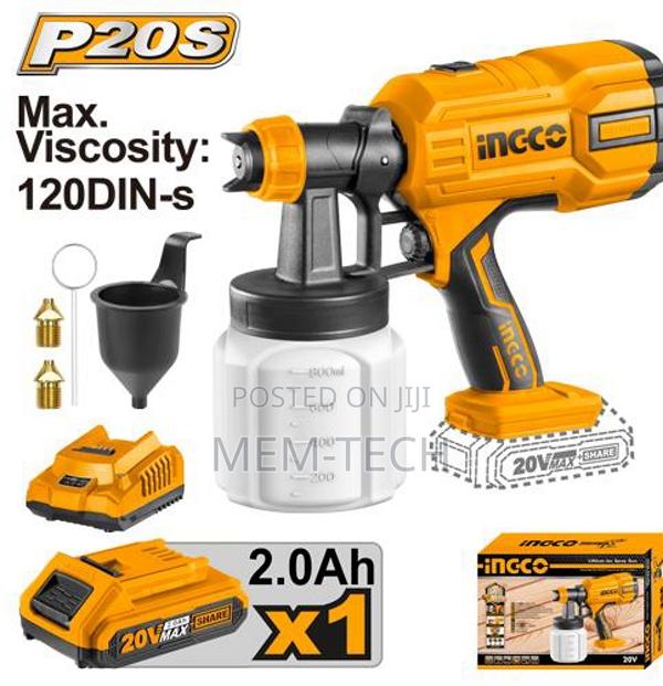 Ingco Lithium-Ion Spray Gun 20v Csgli20406 - main view