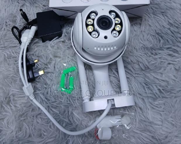 Icsee Dual Lens PTZ Camera-Wifi Connection; Flexible Storage