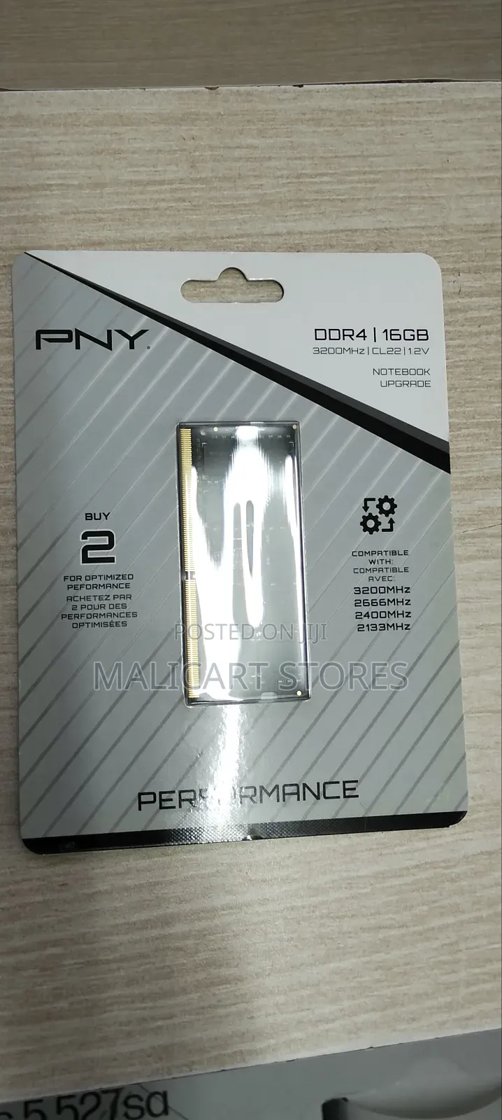 Pny Performance Ddr4 16gb 3200mhz Desktop Memory