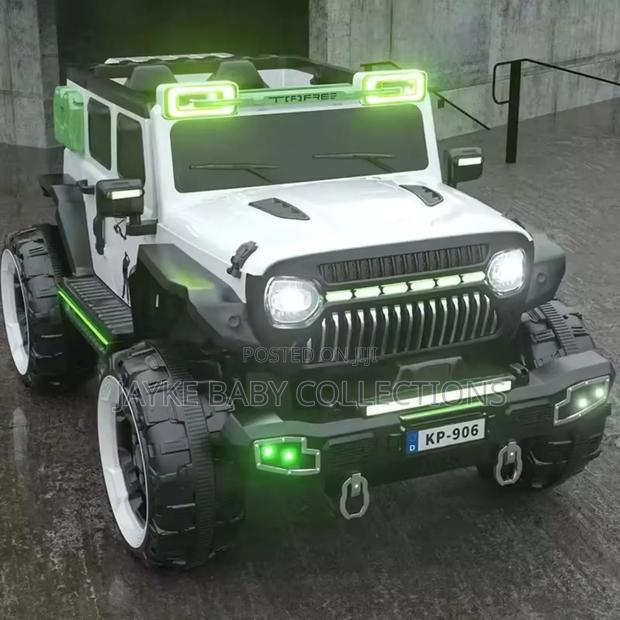 12v Electric Ride-on Jeep Kids | Remote Control + Bluetooth - main view