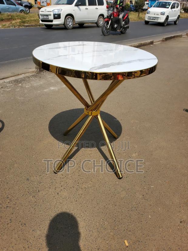 Gold Stands Outdoor Table - main view