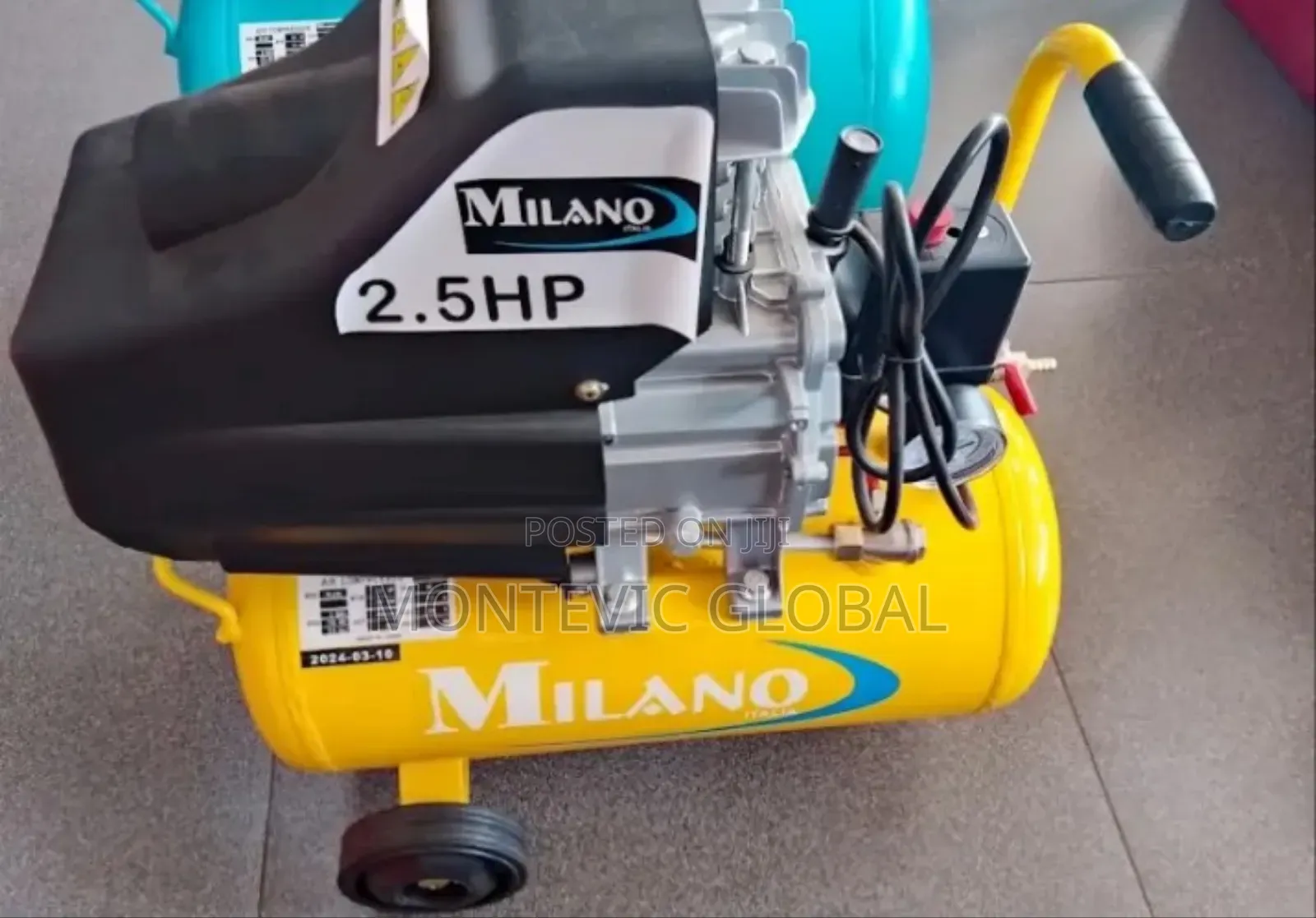2.5hp 25litres Milano Air Compressor