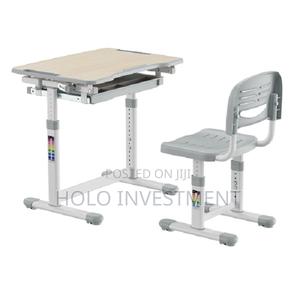 Screw-Locking Height Adjustable Kids Desk and Backrest Chair - thumbnail 2